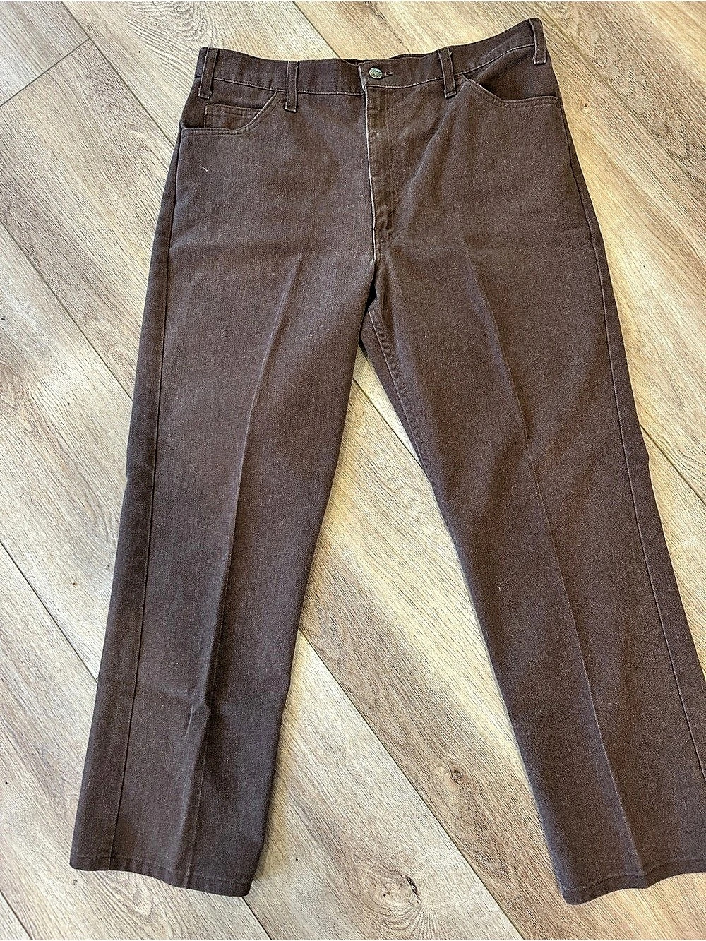 Vintage 50’s 60’s JC Penny’s Big Mac Brown workwear Pants Waist 34
